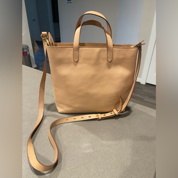 Madewell Handbags - Madewell small Zip-Top Transport Crossbody leather bag